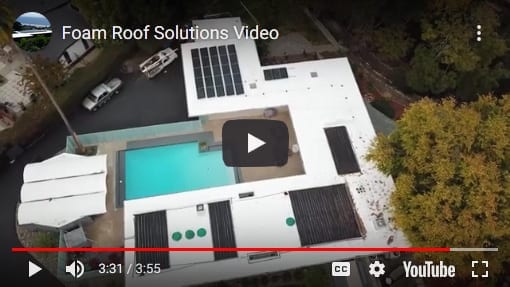 Solar Installation by Foam Roof Solutions