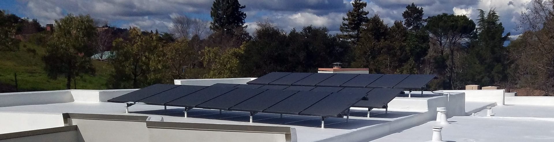 Solar Installation by Foam Roof Solutions